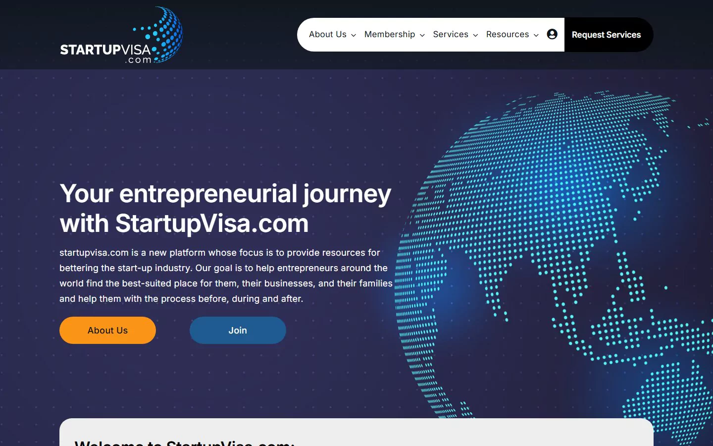 Сайт консультационного сервиса для зарубежной аудитории на WordPress — Startup Visa
