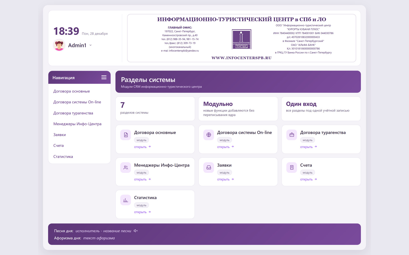 Модульная архитектура
